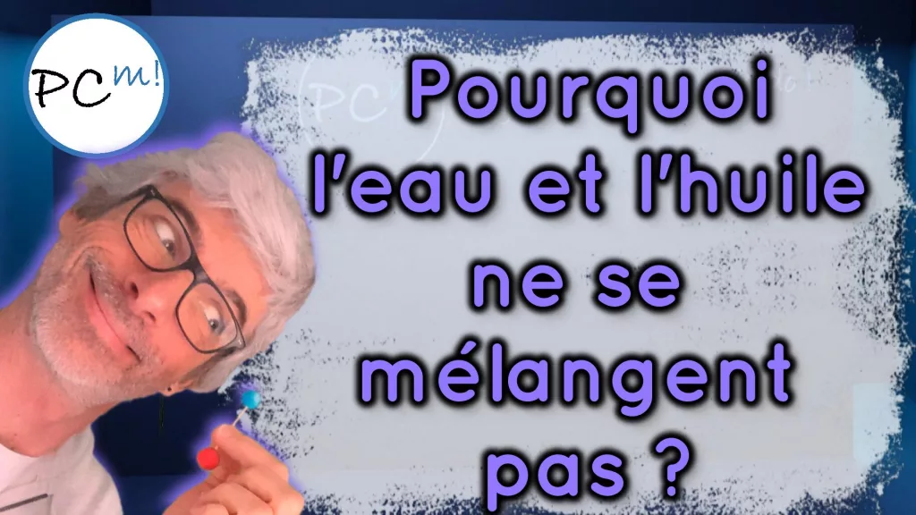 La vérité sur l'eau et l'huile : polarité des molécules : ️Pourquoi ces 2 espèces ne se mélangent pas ? 1 polarité des molécules : la vidéo explicative de physico chimico méthodo !
