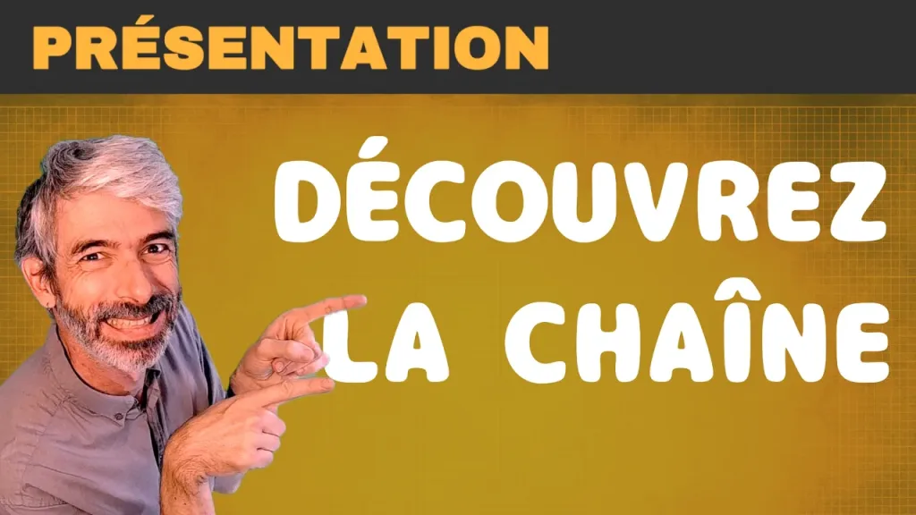 Physico Chimico Méthodo 9 decouvrir la chaine
